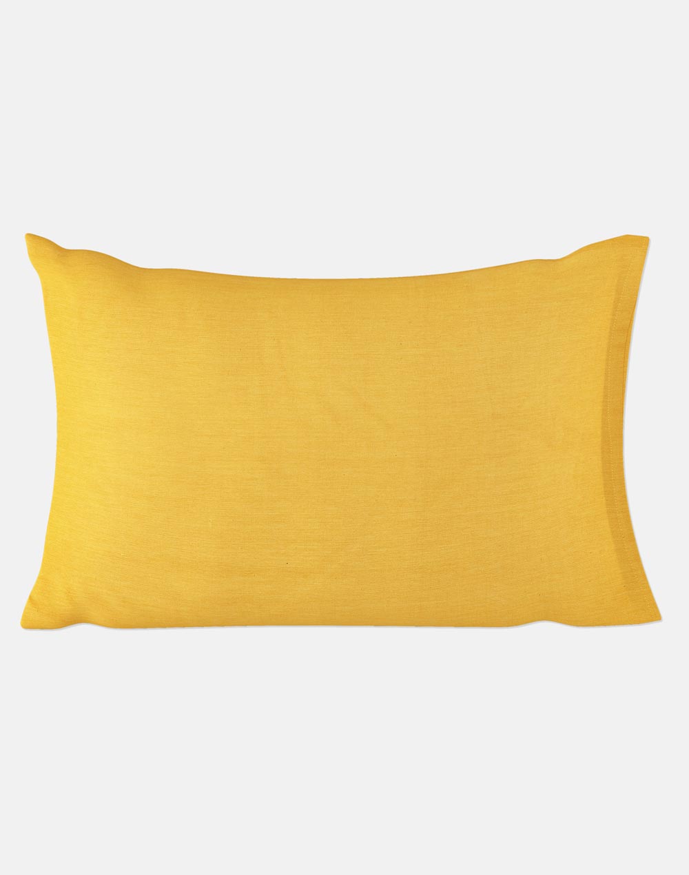 Yellow Cotton Pillow Cover Set