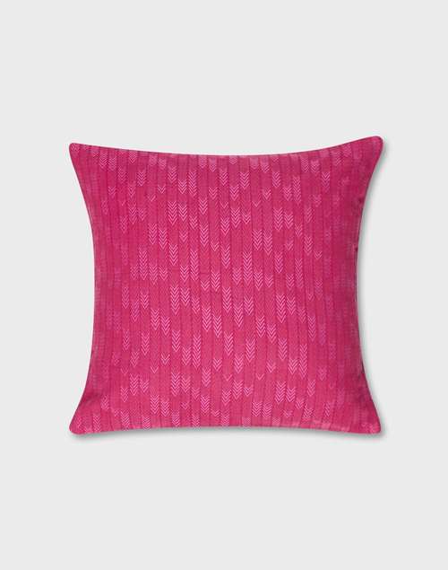 Fuchsia Rasika Cotton Woven Cushion Cover Fuchsia Rasika Cotton Woven Cushion Cover