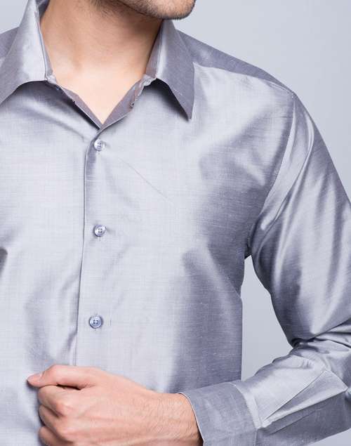 Grey Silk Shirt Grey Silk Shirt