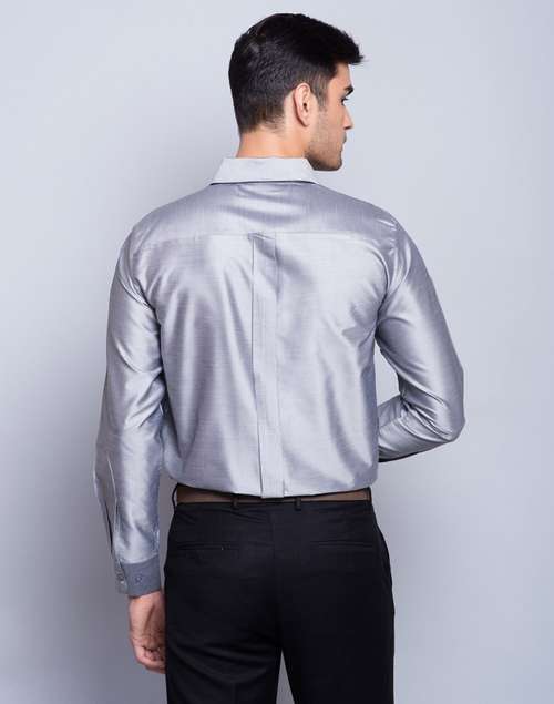 Grey Silk Shirt Grey Silk Shirt