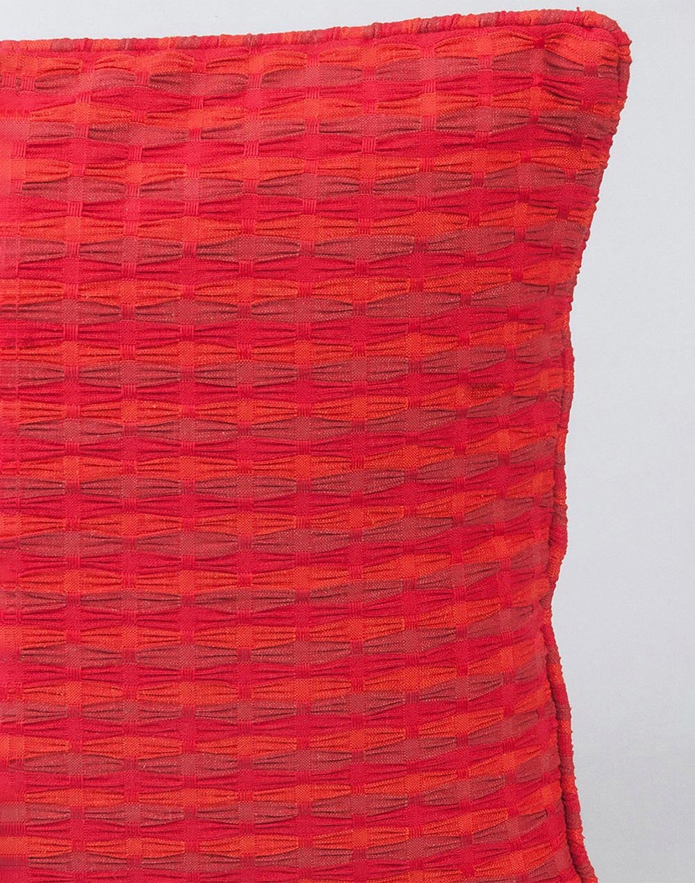 Red Deepali Cotton Cushion Cover 30X30