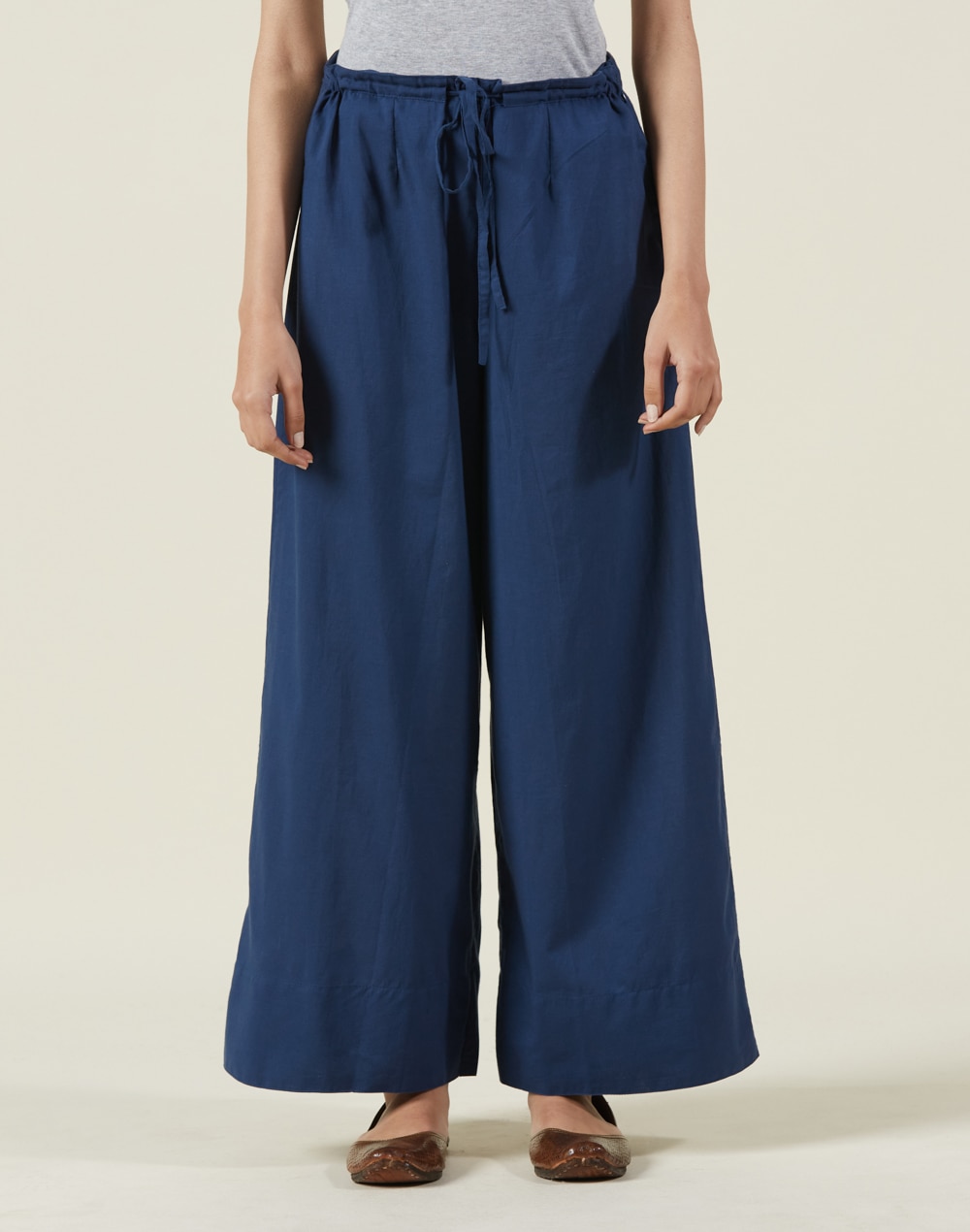 Buy Cotton Tie Up Ijar Pant for Women Online at Fabindia | 10523570