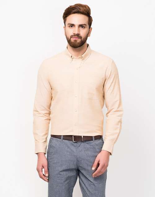 Beige Cotton Shirt Beige Cotton Shirt