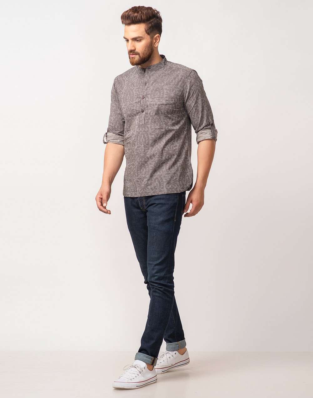 Cotton Hand Block Printed Kurta Shirt