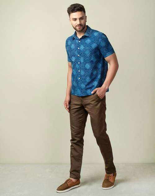 Indigo Cotton Shirt Indigo Cotton Shirt