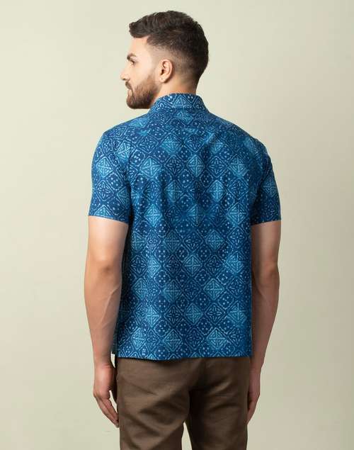 Indigo Cotton Shirt Indigo Cotton Shirt