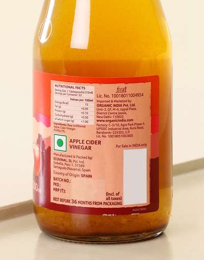 Apple Cider Vinegar -500ml Apple Cider Vinegar -500ml