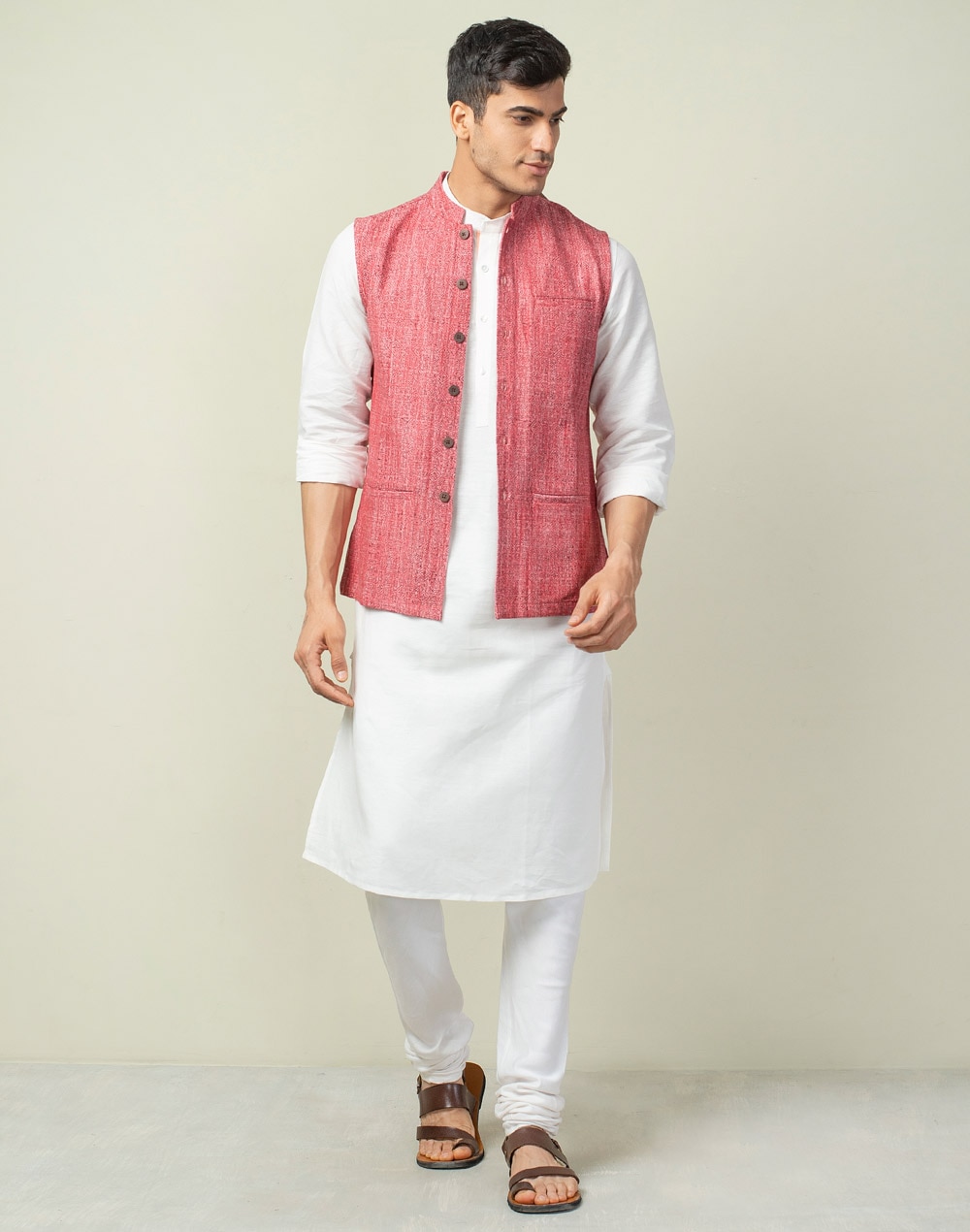Cotton Printed Nehru Jacket