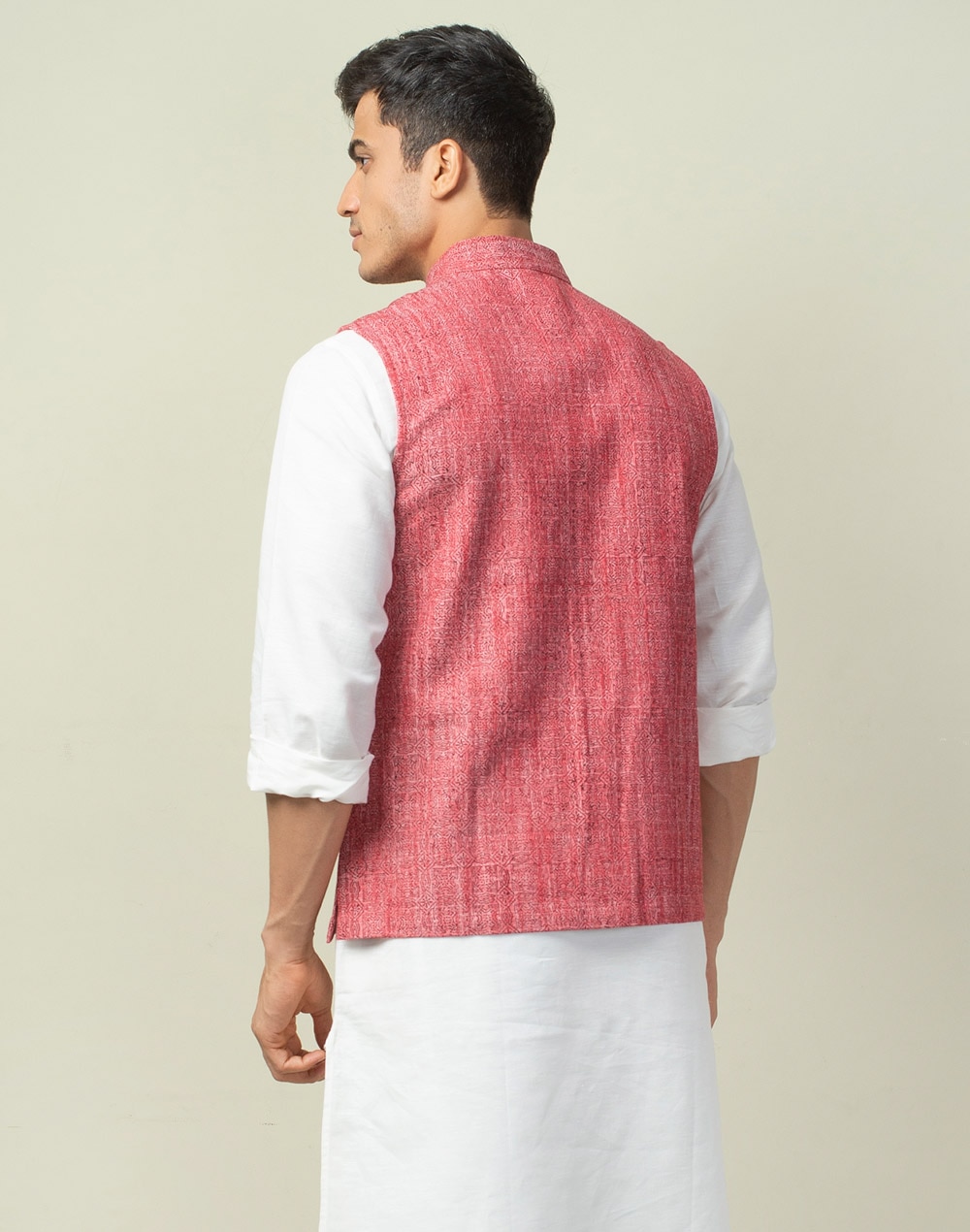 Cotton Printed Nehru Jacket