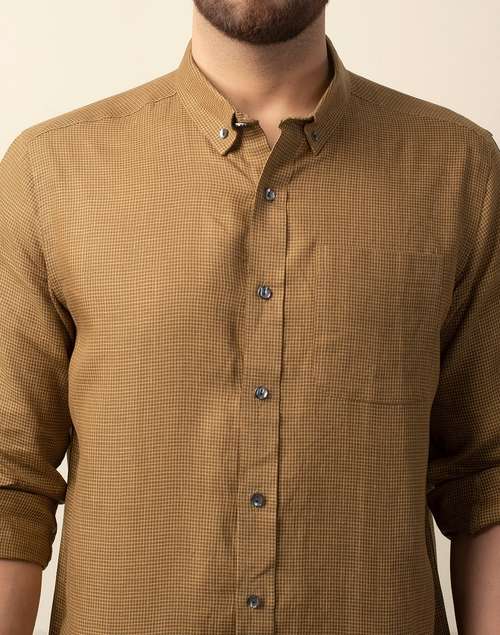 Brown Linen Shirt Brown Linen Shirt