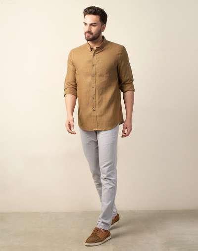 Brown Linen Shirt Brown Linen Shirt