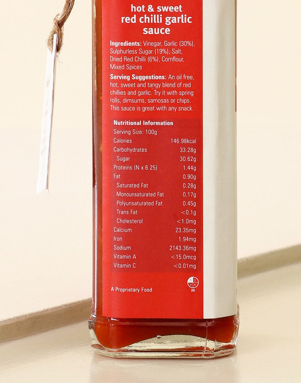 Sauce Red Chili Garlic Hot N Sweet -220g
