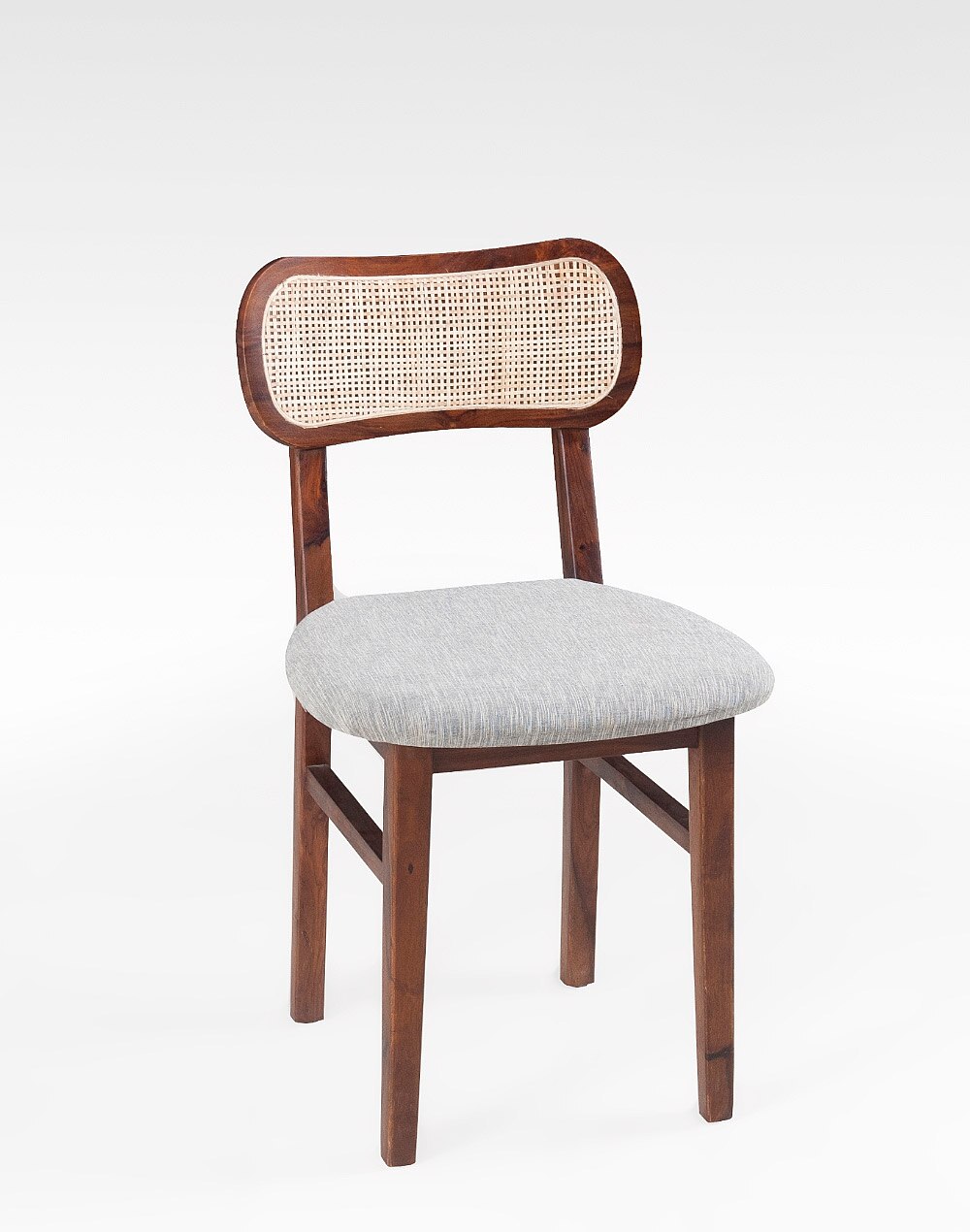 Natural Wood Bunai Upholstered Chair