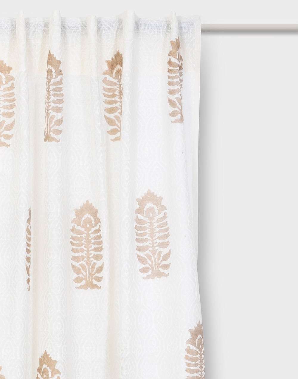 Raza Cotton Silk Curtain | 1pc