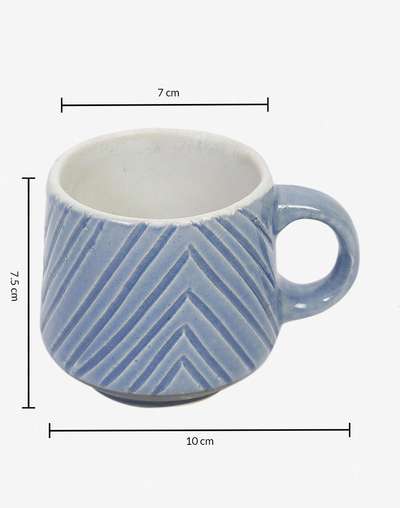 Anay Tea Cup Blue Anay Tea Cup Blue