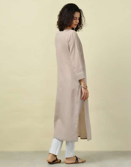 Cotton Chikankari Long Kurta Cotton Chikankari Long Kurta