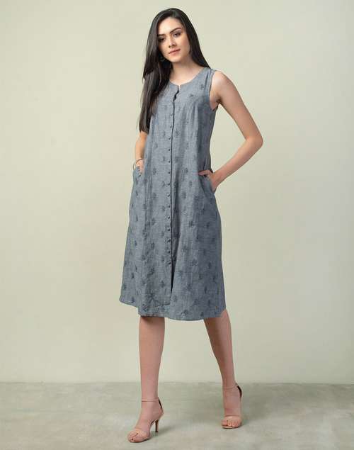 Cotton Chikankari Dress Cotton Chikankari Dress