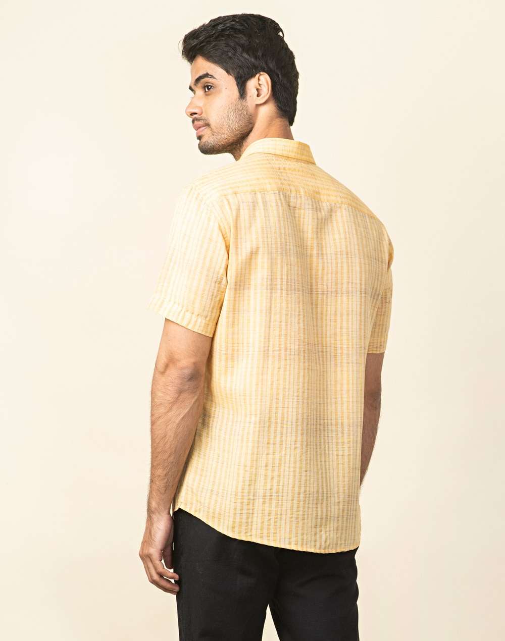 Cotton Half Sleeves Slim Fit Shirt