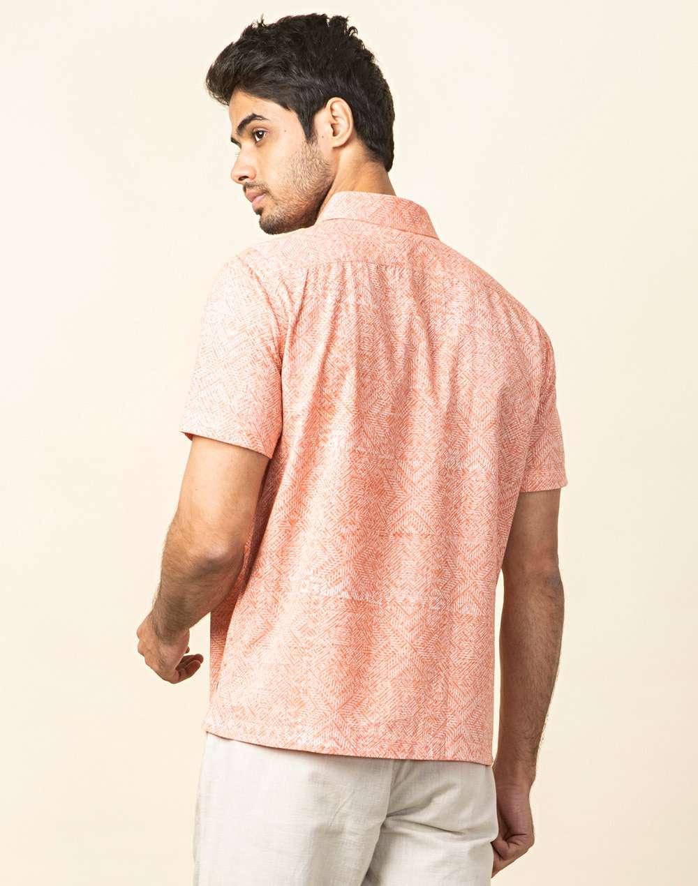 Cotton Slub Printed Shirt