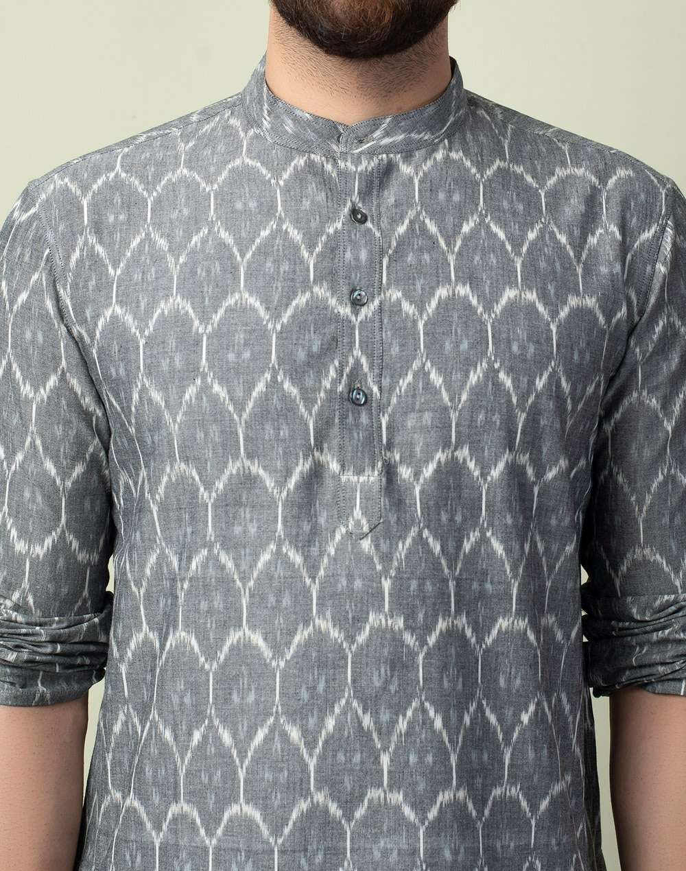 Cotton Ikat Short Kurta