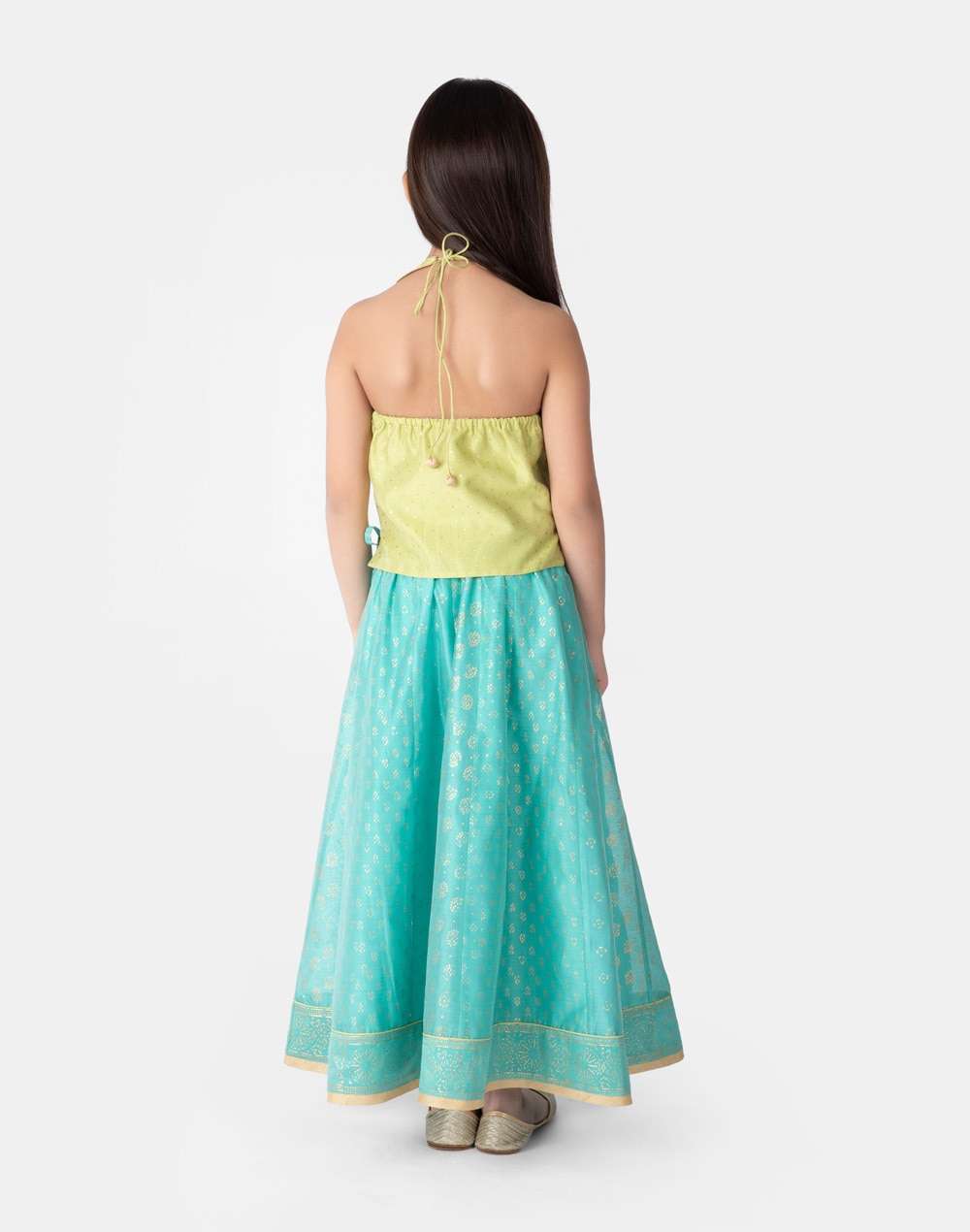Cotton Silk 3 Piece Lehenga Set