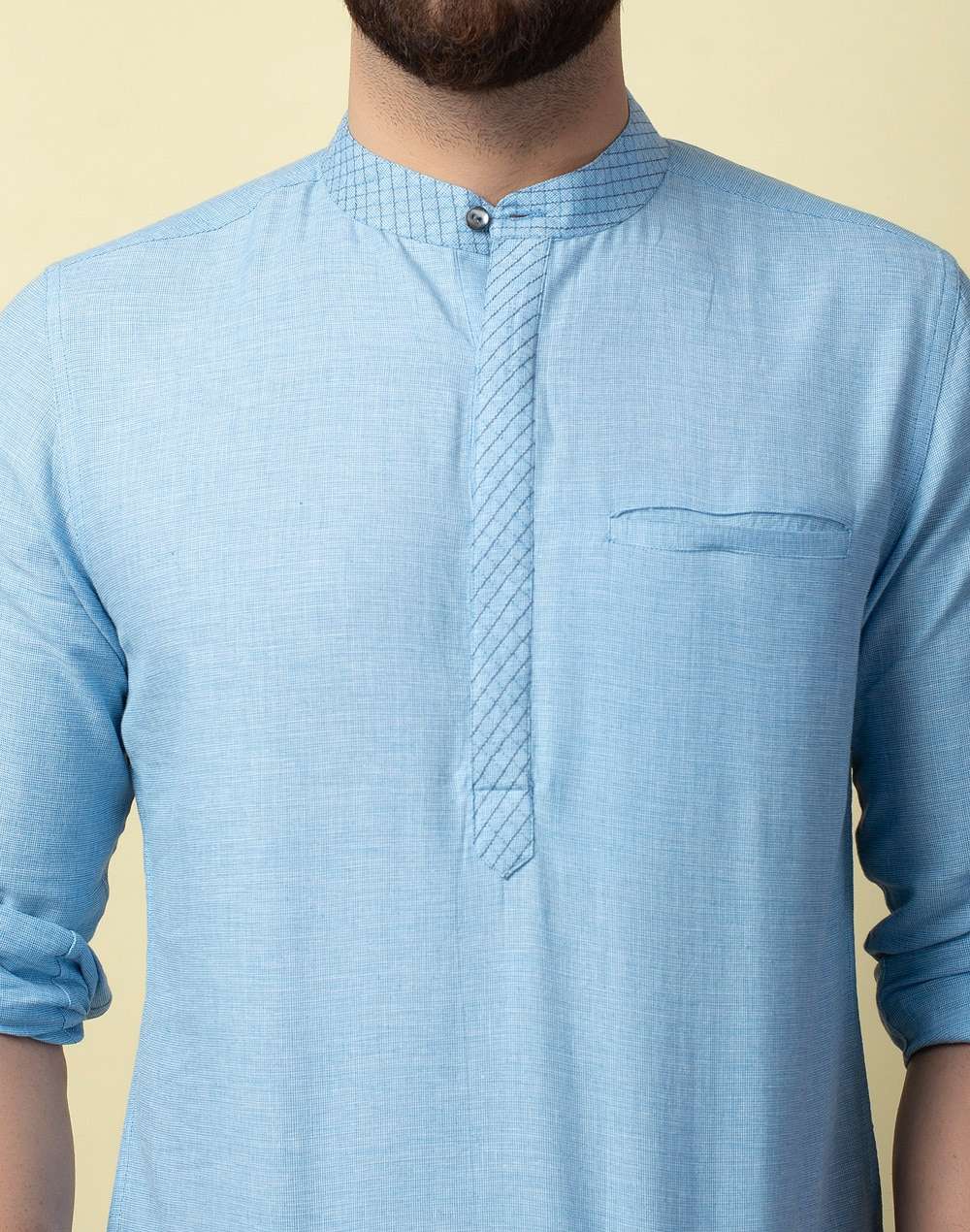 Cotton Hand Block Printed Kurta Shirt