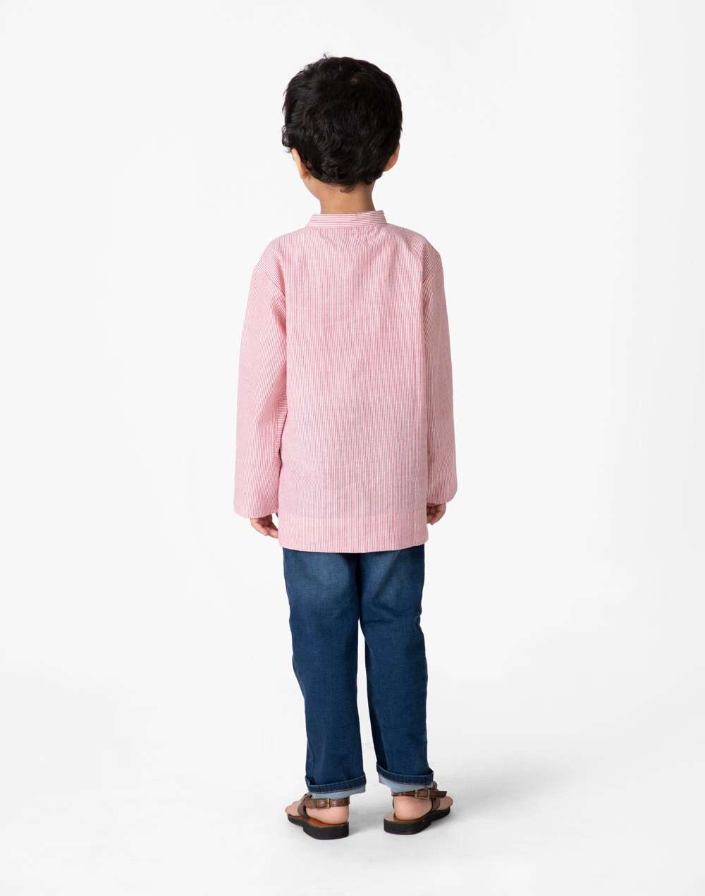Cotton Striped Short Kurta