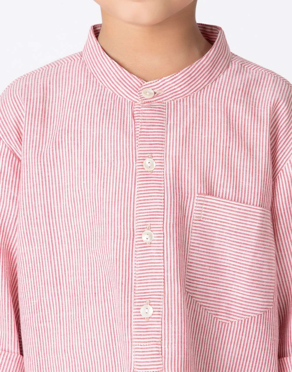 Cotton Striped Short Kurta