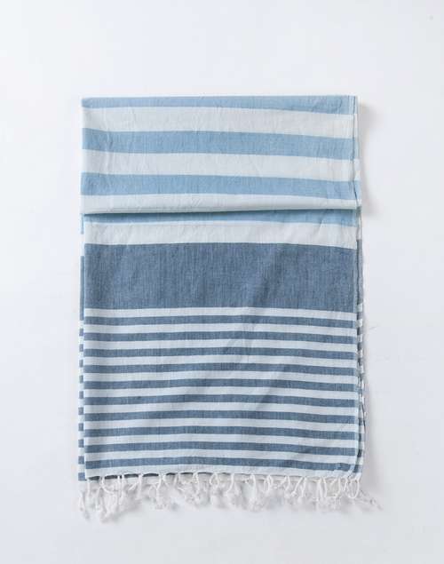 Blue Soha Cotton Gamcha Bath Towel Large Blue Soha Cotton Gamcha Bath Towel Large