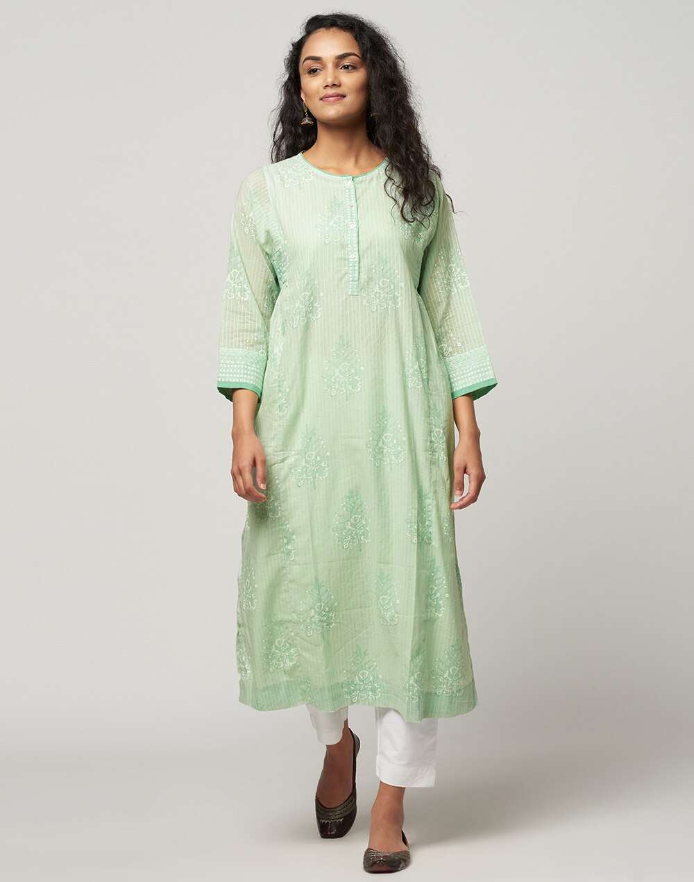 Cotton Printed Long Kurta