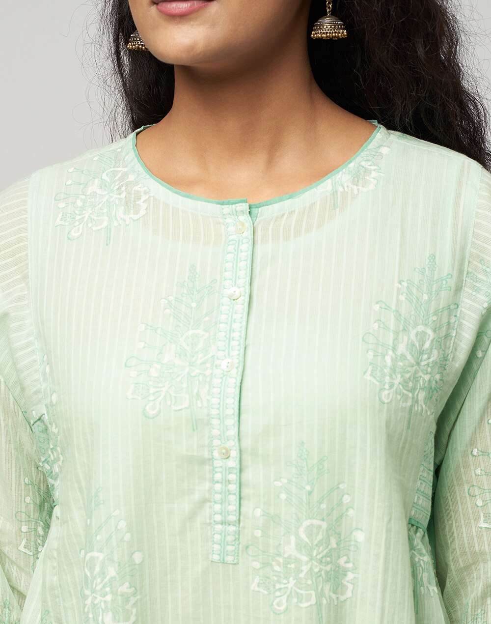 Cotton Printed Long Kurta