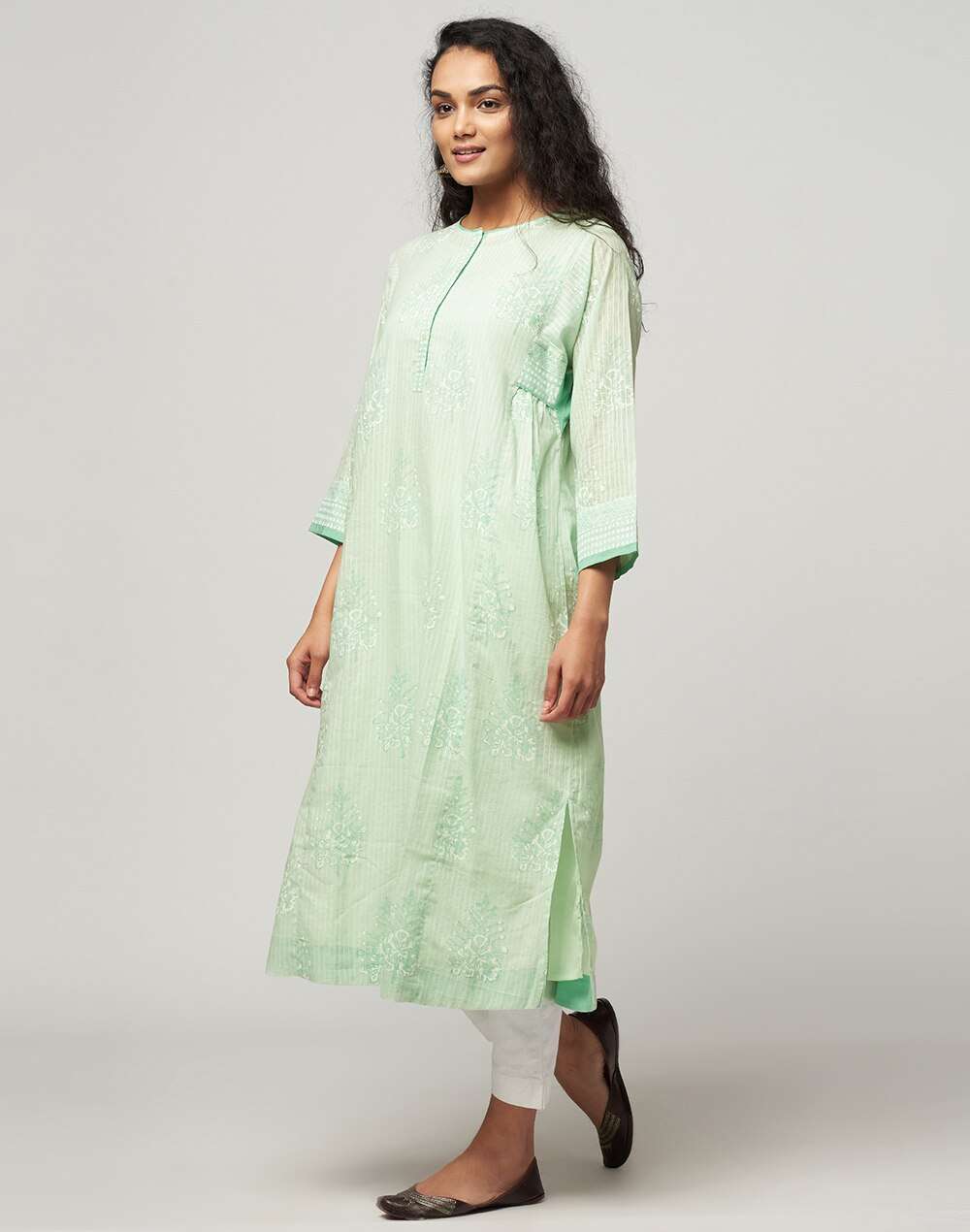 Cotton Printed Long Kurta