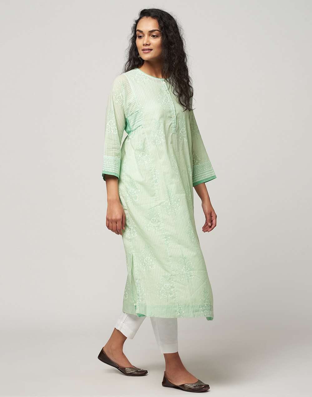 Cotton Printed Long Kurta