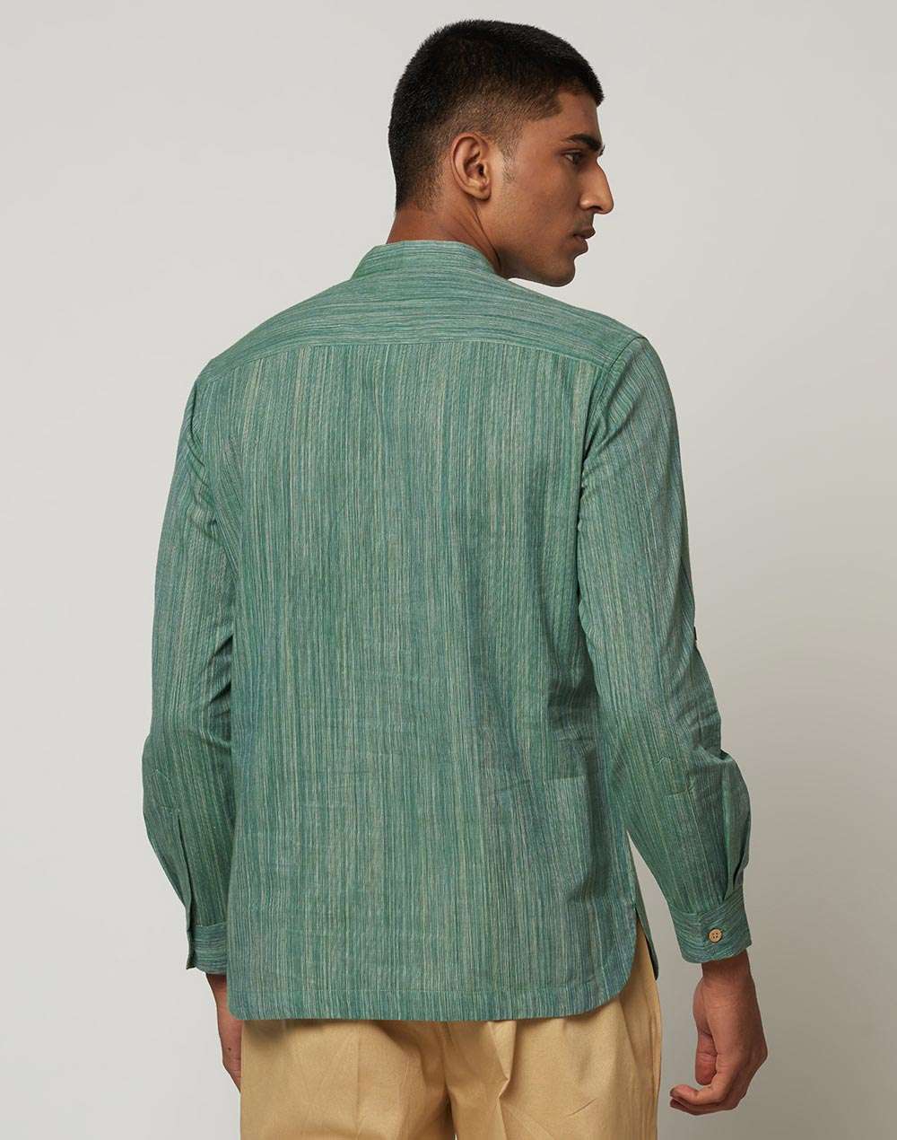 Cotton Striped Kurta Shirt