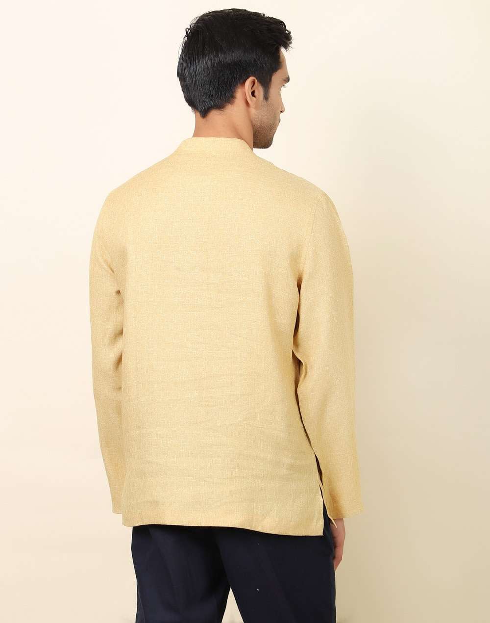 Linen Dobby Mid Placket Shirt