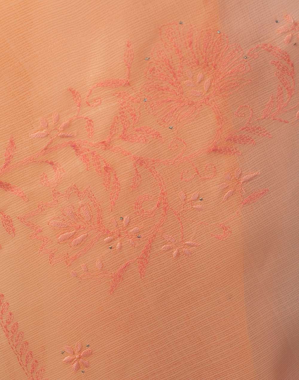 Cotton Silk Chikankari Dupatta