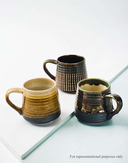 Adhip Ceramic Etched Coffee Mug Adhip Ceramic Etched Coffee Mug