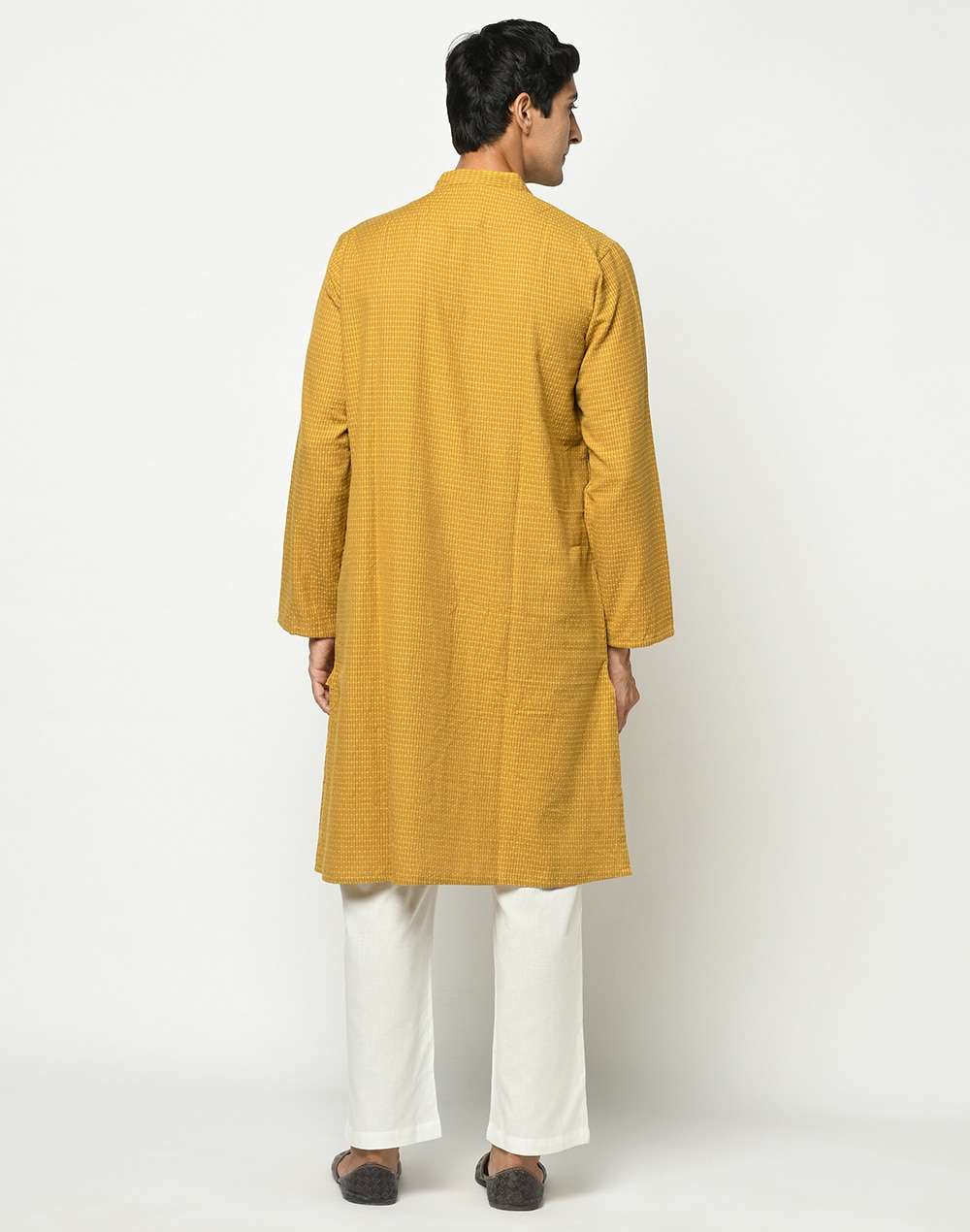 Cotton Dobby Weave Long Kurta