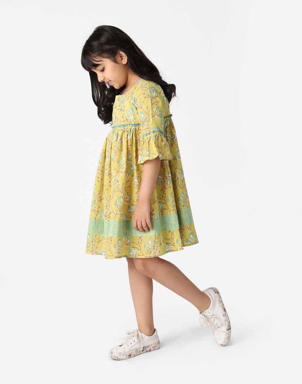 Cotton Hand Block Print Dress