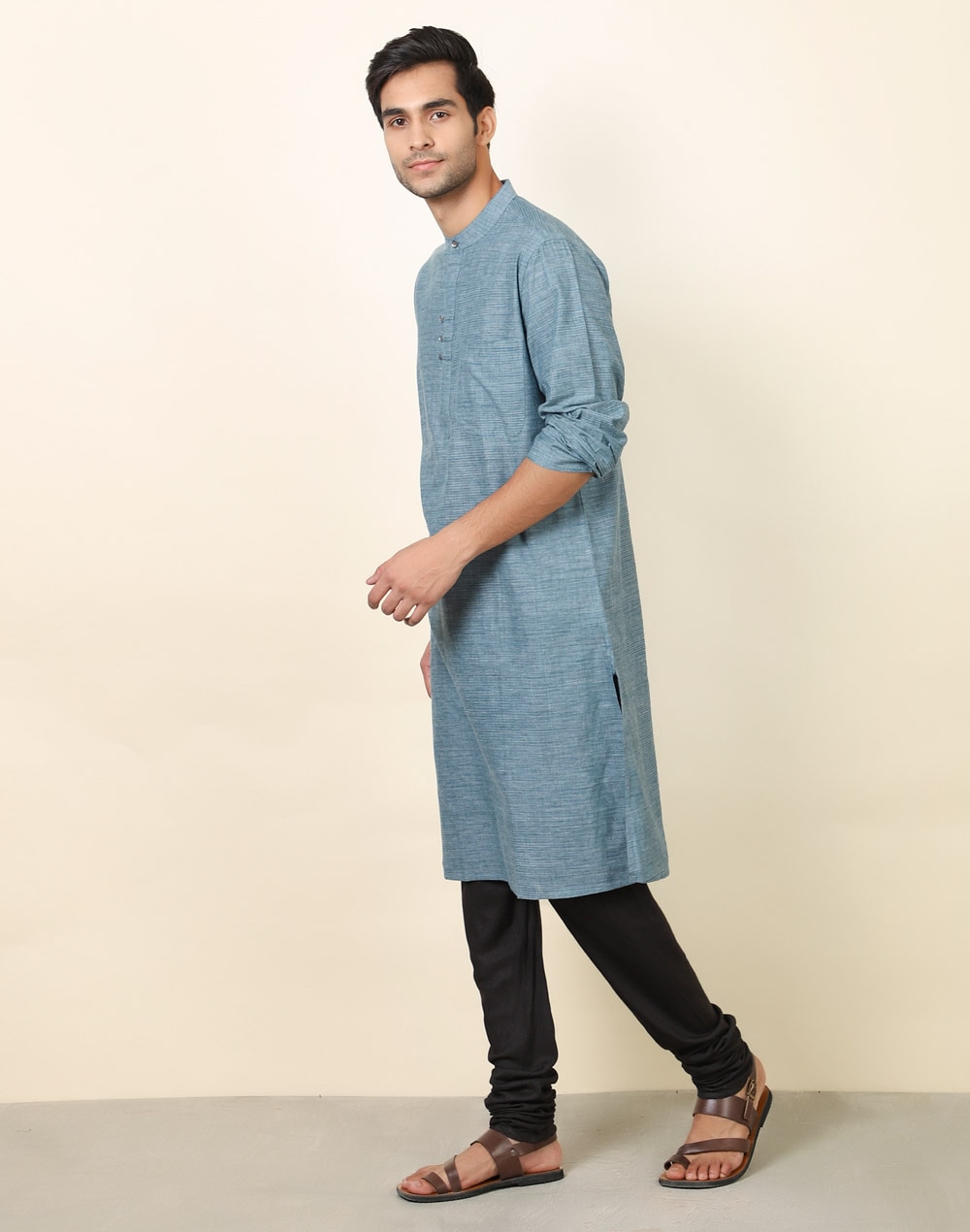 Cotton Slim Fit Long Kurta Cotton Slim Fit Long Kurta