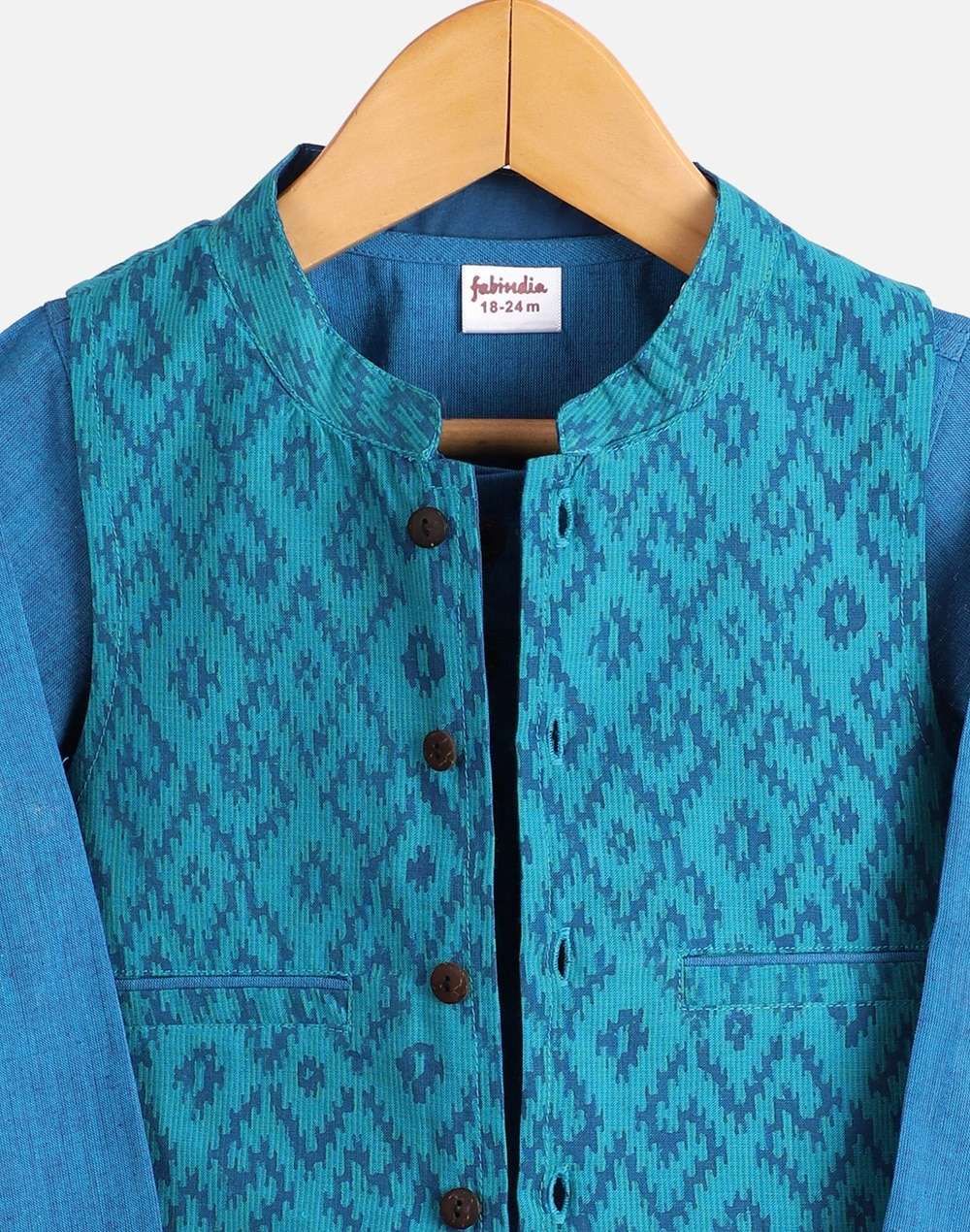 Cotton Hand Block Print Kurta Set