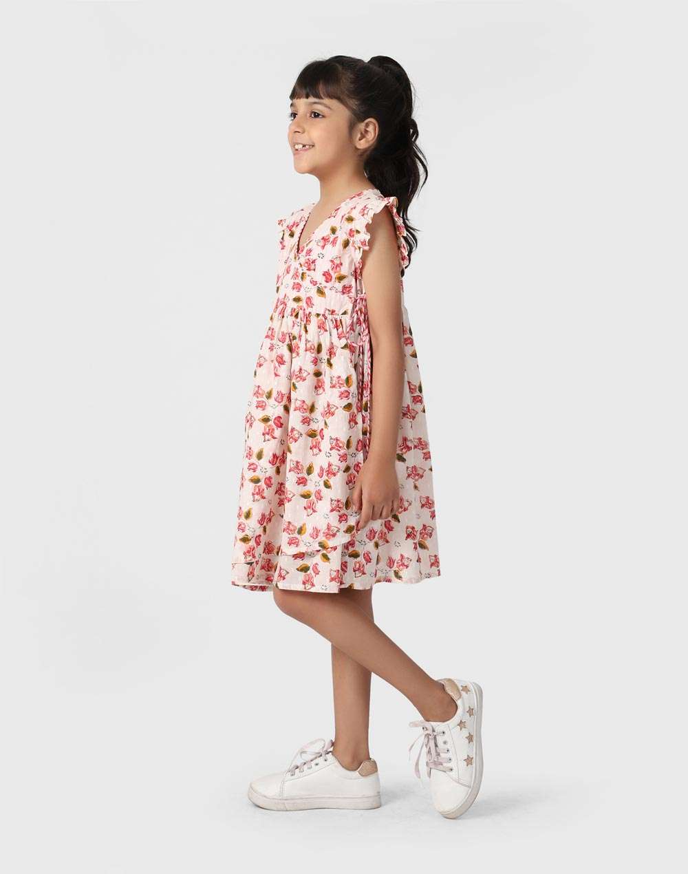 Cotton Swiss Dobby Dress