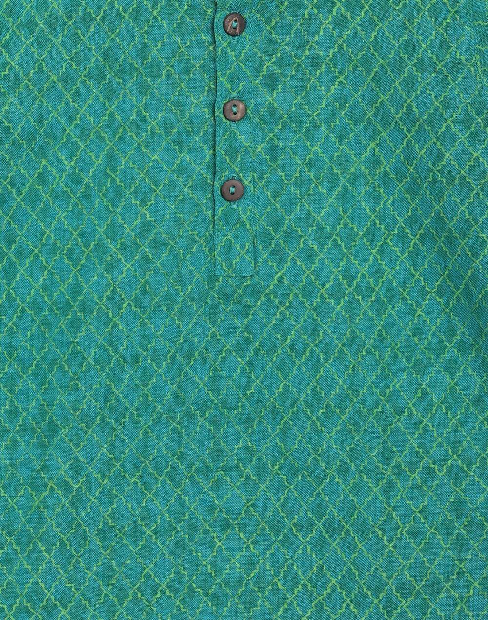Cotton Hand Block Print Dhoti Set