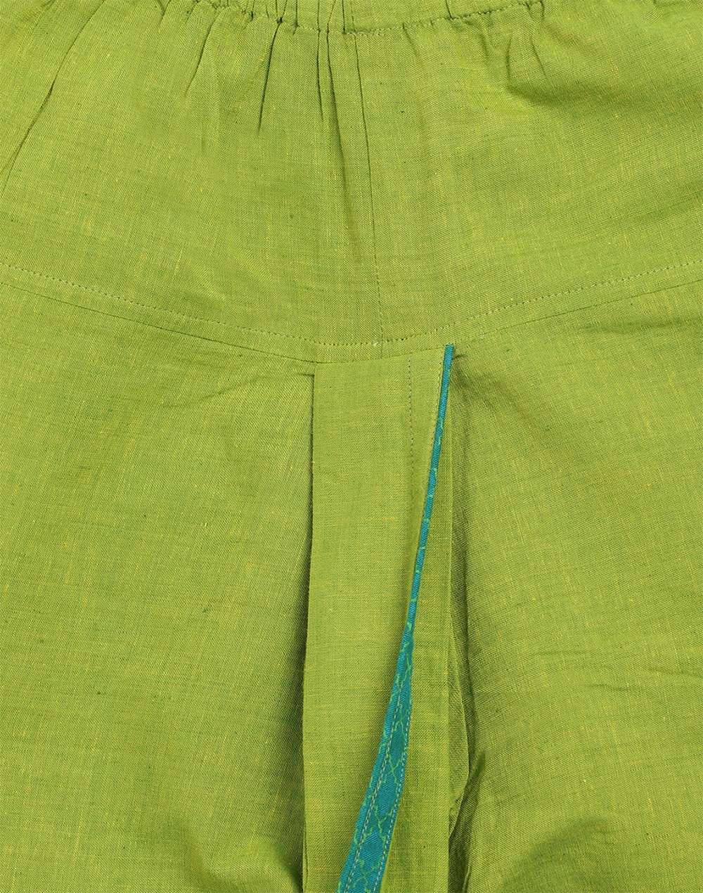 Cotton Hand Block Print Dhoti Set