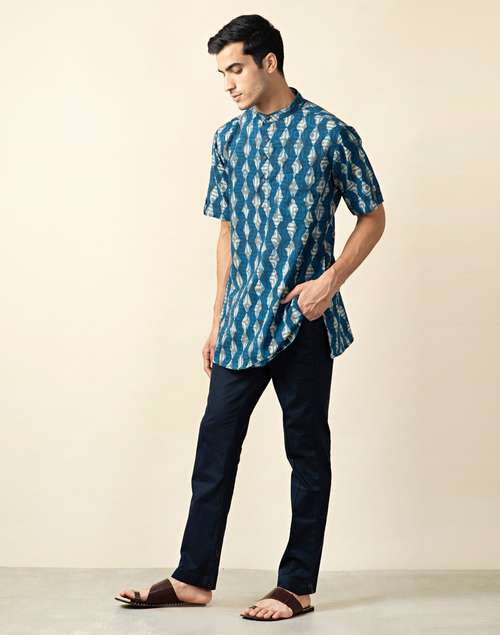 Cotton Block Printed Short Kurta Cotton Block Printed Short Kurta