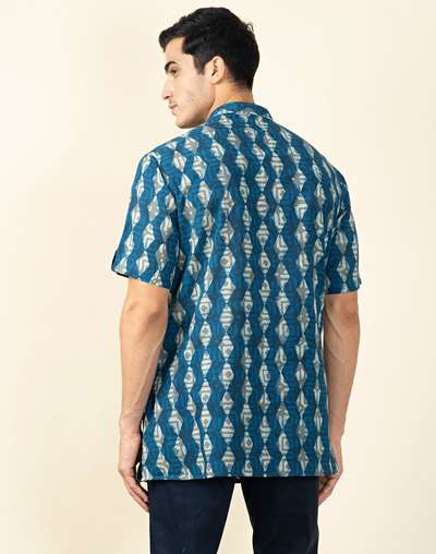 Cotton Block Printed Short Kurta Cotton Block Printed Short Kurta