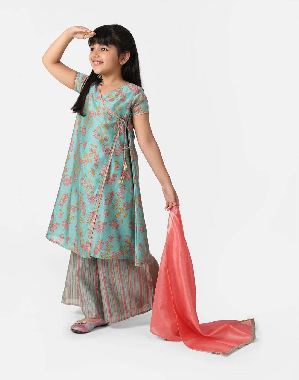 Cotton Silk Printed Palazzo Suit Set