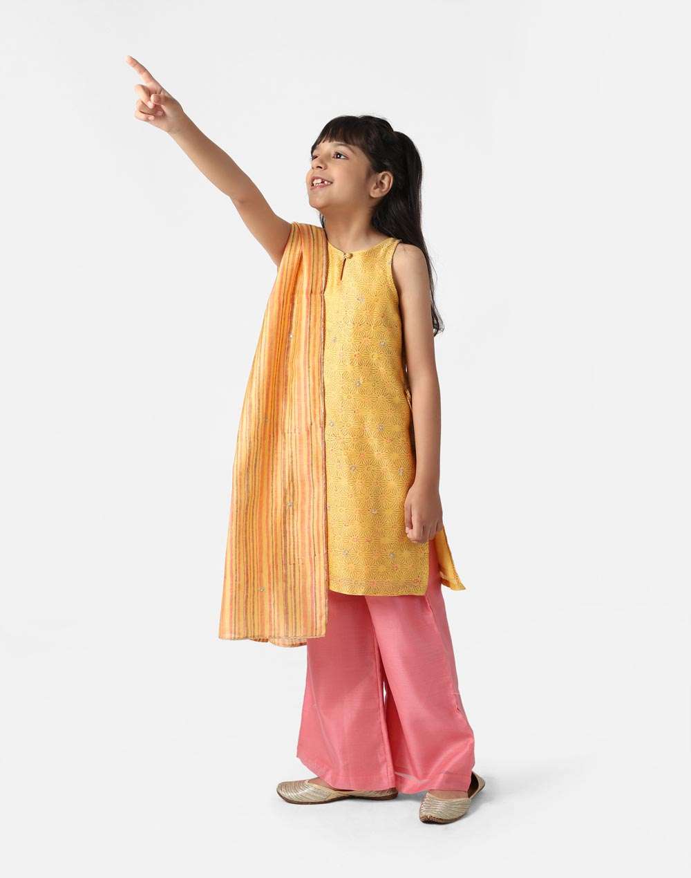 Cotton Silk Printed Palazzo Suit Set