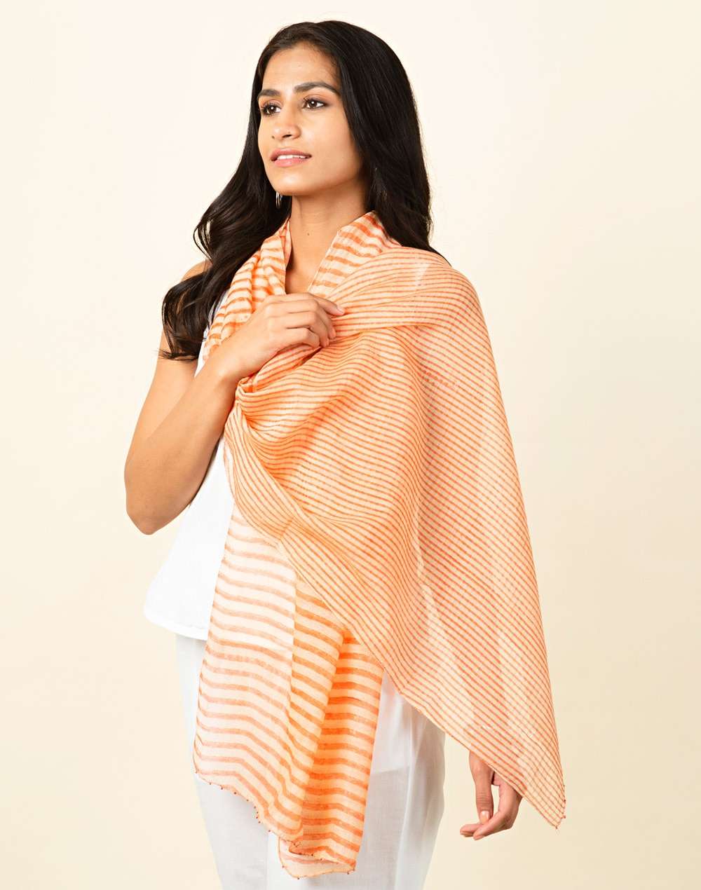 Cotton Silk Printed Stole
