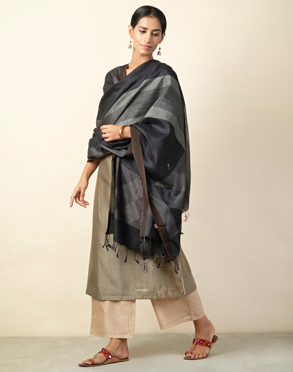 Cotton Silk Jamdani Dupatta